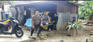 Wujudkan Kamtibmas Kondusif, SPKT Polsek Ma’rang Patroli Dialogis di Pemukiman Warga