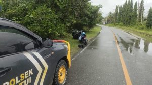 Polisi Gerak Cepat ke TKP Lakalantas di Batui, Pengendara Mobil Melarikan Diri