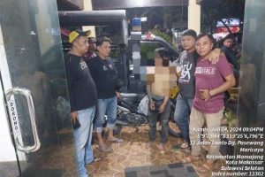 Tim Opsnal Resmob LAKEKOMAE.. Polsek Mamajang”Sigap”Mengamankan Terduga Curanmor.