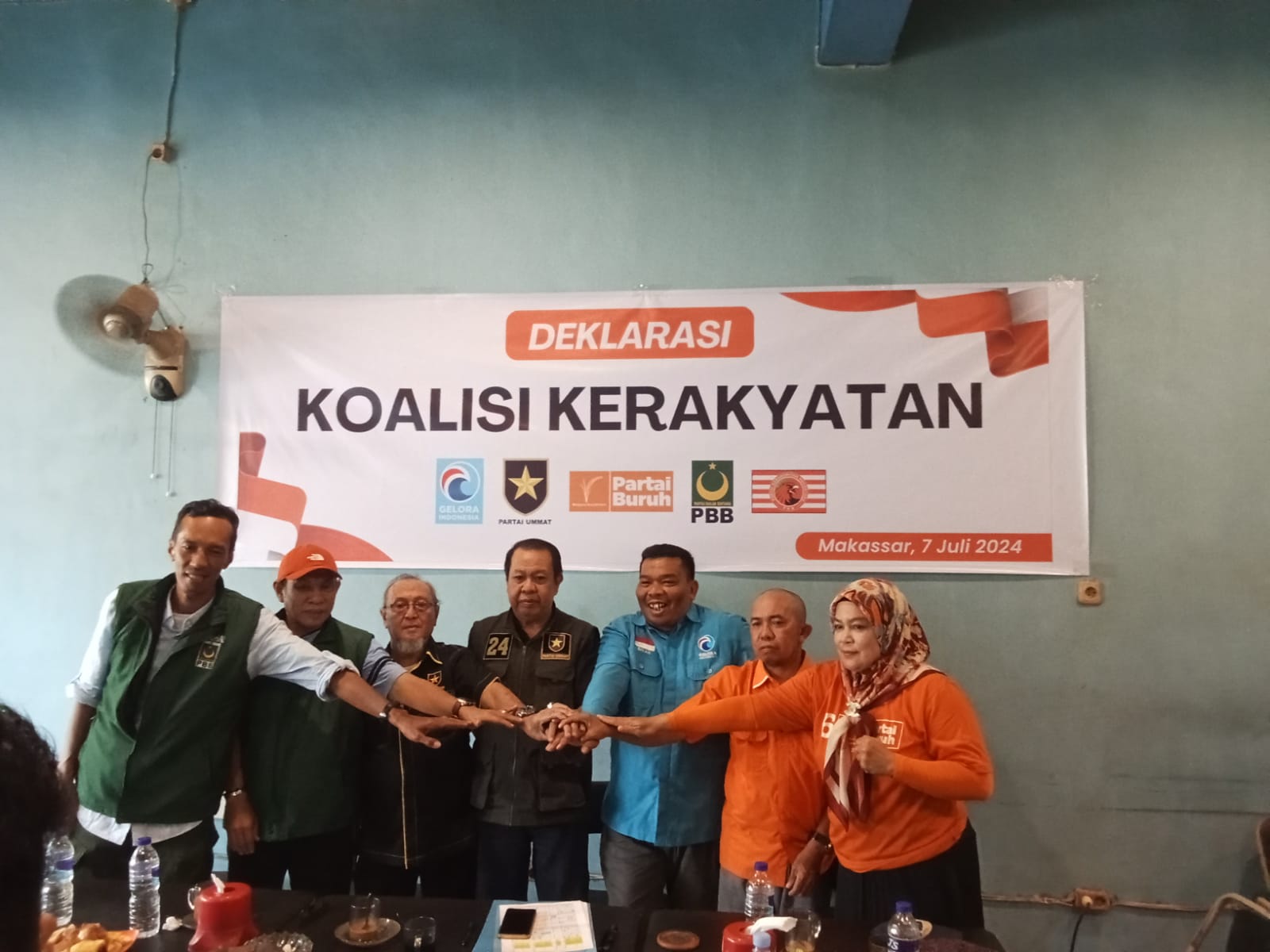 Lima Partai Mendeklarasikan Membentuk Koalisi Rakyat Makassar (KRM) | NEWS TV Indonesia