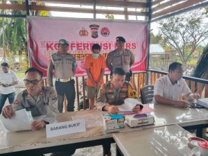 Satreskrim Polres Touna Amankan Pelaku Tindak Pidana Pornografi