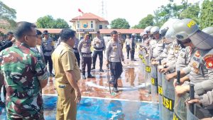 *Sukseskan Pemilukada 2024, Polres Jeneponto Gelar Simulasi Sispamkota