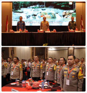 *Kapolda Sulsel Buka Rakor Lintas Sektoral Ops Kepolisian Mandiri Kewilayahan Mantap Praja Pallawa*