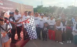 Peluncuran Tahapan Maskot dan Jingle, KPU Pasangakayu Adakan Gerak Jalan Santai