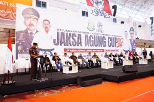 *Pamen Ahli Bid. OMSP Poksahli Pangdam XIV/Hsn Menghadiri Penutupan Kejuaraan Nasional Karate Antar Dojo Gojukai Jaksa Agung Cup 2024*