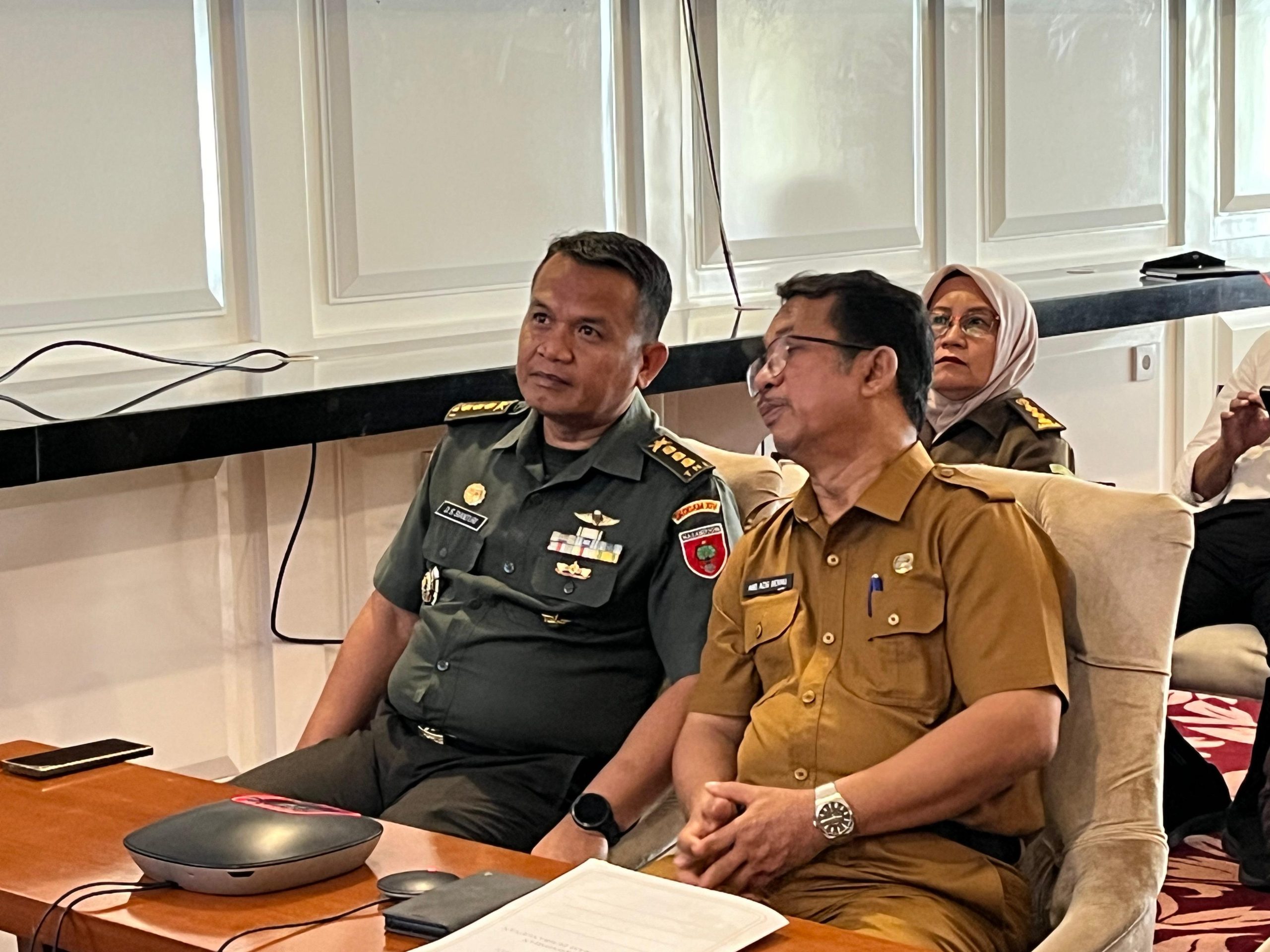 *Pamen Ahli Bid Ekonomi Poksahli Pangdam XIV/Hsn Hadiri Rakor Pengendali Inflasi Daerah Secara Virtual* | NEWS TV Indonesia