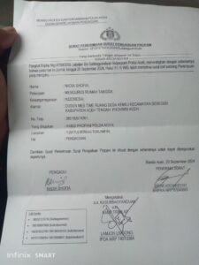 Merasa Di Jebak Reje ( Kepala Desa Kala Pegasing), istri Wartawan Buat Laporan Polisi ke Polda Aceh.
