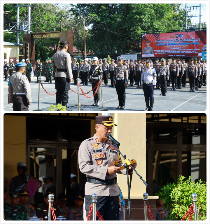 Polres Takalar Laksanakan Apel Gelar Pasukan Operasi Zebra Pallawa 2024 | NEWS TV Indonesia