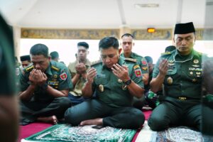 Kodam XIV/Hasanuddin Gelar Doa Serentak Untuk Peringatan HUT Ke-79 TNI