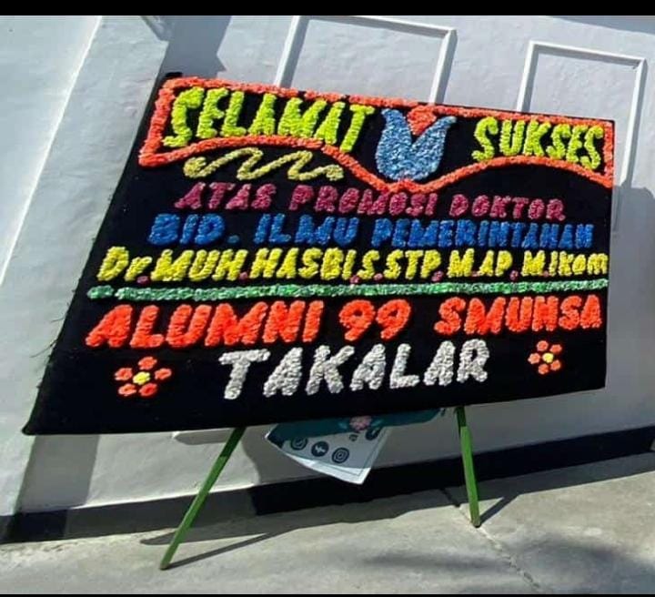 Alumni '99 Mengucapkan Selamat Kepada Dr. H. M. Muh. Hasbi, S.STP, M.AP, M.IkOM Atas Promosi Doktor Bidang Ilmu Pemerintahan | NEWS TV Indonesia