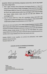 Skandal Netralitas Pemilu: Ketua KPU Maros Diduga Arahkan PPK untuk Tolak Kotak Kosong, Aliansi Advokasi Maros Luncurkan Somasi | NEWS TV Indonesia Skandal Netralitas Pemilu: Ketua KPU Maros Diduga Arahkan PPK untuk Tolak Kotak Kosong, Aliansi Advokasi Maros Luncurkan Somasi | NEWS TV Indonesia