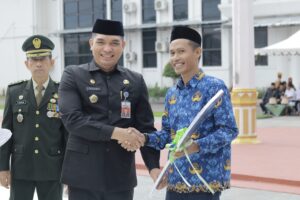 Sekda Takalar Hadiri Upacara Peringatan Hari Kesehatan Nasional ke-60 Tahun 2024
