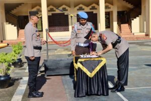 Kapolres Takalar Pimpin Upacara Serah Terima Jabatan Kapolsek Polombangkeng Selatan