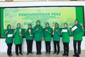 Peringati Hari Ibu, Persit Kartika Chandra Kirana Cabang XXXIV Dim 1426 Takalar Gelar Pertandingan Voli