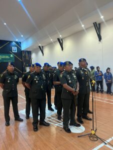 Danpomdam XIV/Hsn Pimpin Upacara Penyumpahan Penyidik Pomad Secara Virtual di Aula Pomdam XIV/Hsn