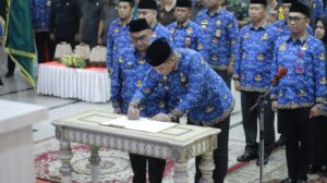 Pengukuhan Pengganti Antar Waktu Dewan Pengurus KORPRI Kabupaten Takalar Masa Bakti 2024-2029
