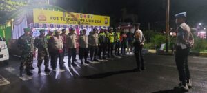 Sinergitas, Kodim 1425/Jeneponto Bersama Polres Jeneponto Siagakan Personel Pos PAM Natal Dan Tahun Baru