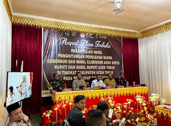 176 Personel Polres Aceh Timur Kawal Pleno Pilkada Tingkat Kabupaten | NEWS TV Indonesia