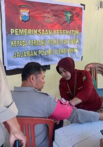 Dokkes Polres Jeneponto Laksanakan Pemeriksaan Kesehatan Personel