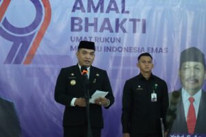Pj. Bupati Takalar Irup pada Upacara Peringatan Hari Amal Bakti ke-79 Kementrian Agama