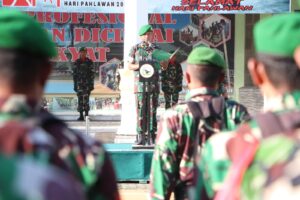 Danramil 1425-01/Binamu Pimpin Upacara Bendera Hari Senin, Sampaikan Pesan Dandim 1425/Jeneponto