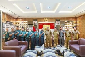 *Pangdam XIV/Hsn Sambut Kunjungan Audiensi Pj. Gubernur Sulsel di Makodam*