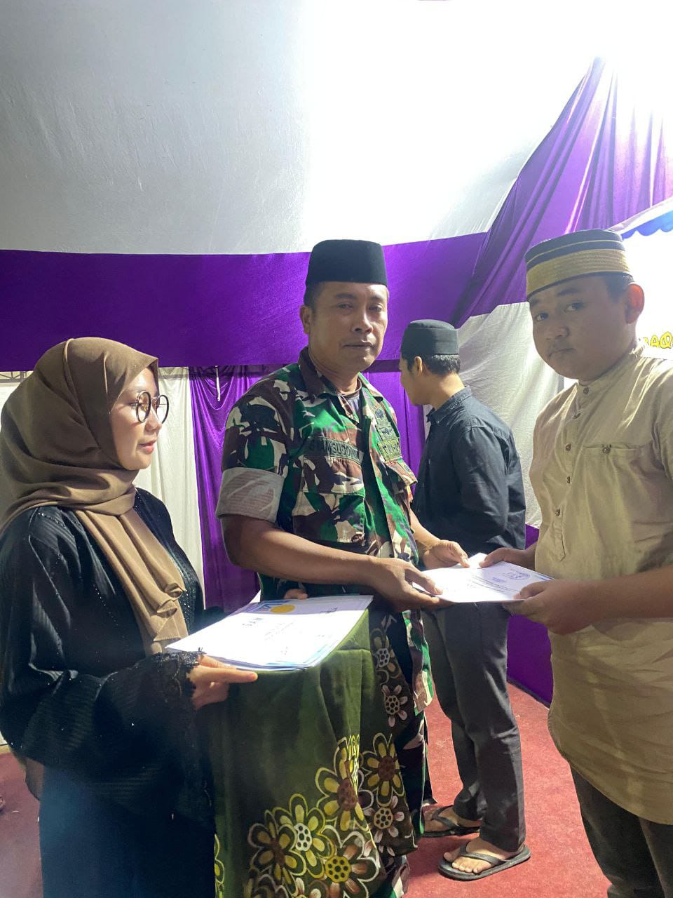 Babinsa Koramil 05 Batang Kodim 1425 Jeneponto Hadiri Penutupan Lomba MTQ Tingkat Desa | NEWS TV Indonesia