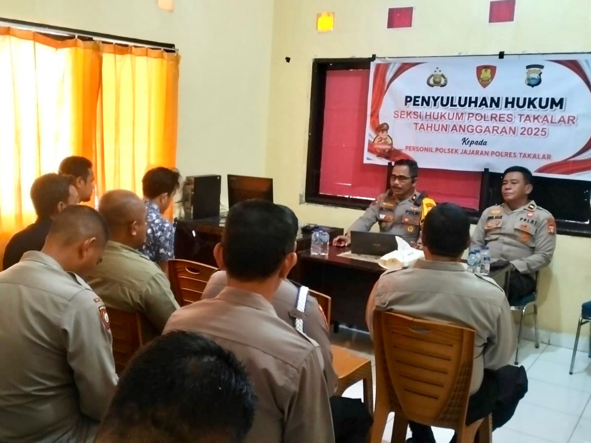 Wakapolres Takalar Berikan Penyuluhan Hukum Terkait Perpol No. 2 Tahun 2021 di Polsek Polsel | NEWS TV Indonesia