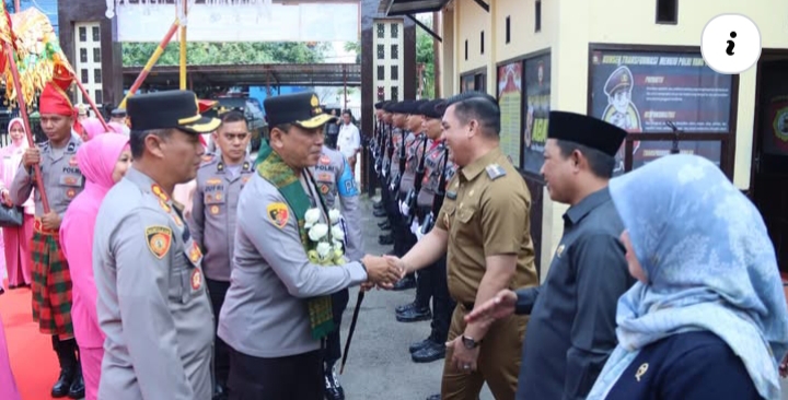 Pj Bupati Takalar Muh Hasbi Menerima kunjungan Kapolda Sulsel Irjen pol yudhiawan di Mapolres takalar | NEWS TV Indonesia