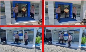 Patroli Polsek Nglegok laksanakan pengecekan fasilitas perbankan dan berikan himbauan Kamtibmas kepada petugas keamanan bank | NEWS TV Indonesia