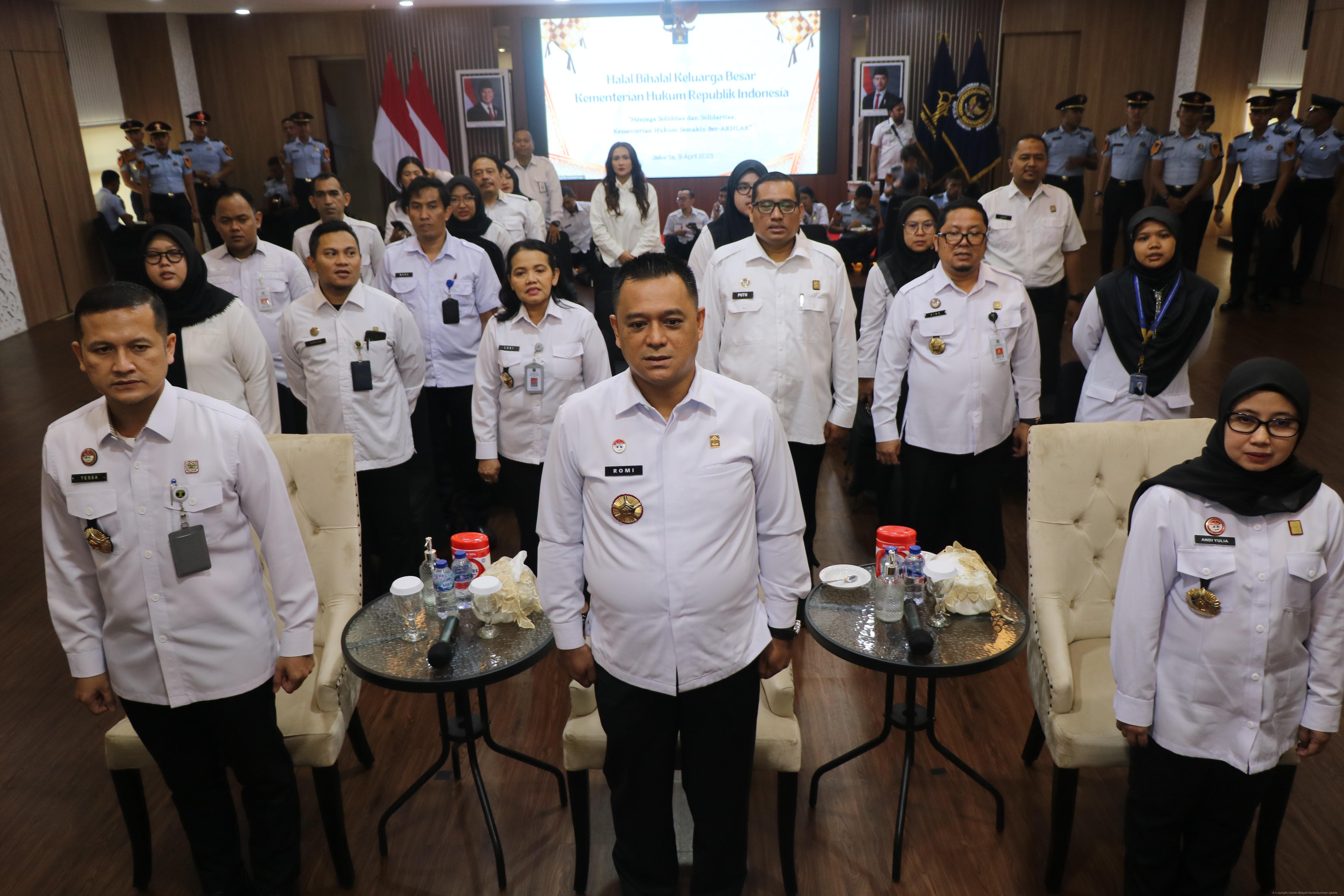 Kementerian Hukum Gelar Halal Bihalal Bertema Soliditas dan Solidaritas | NEWS TV Indonesia