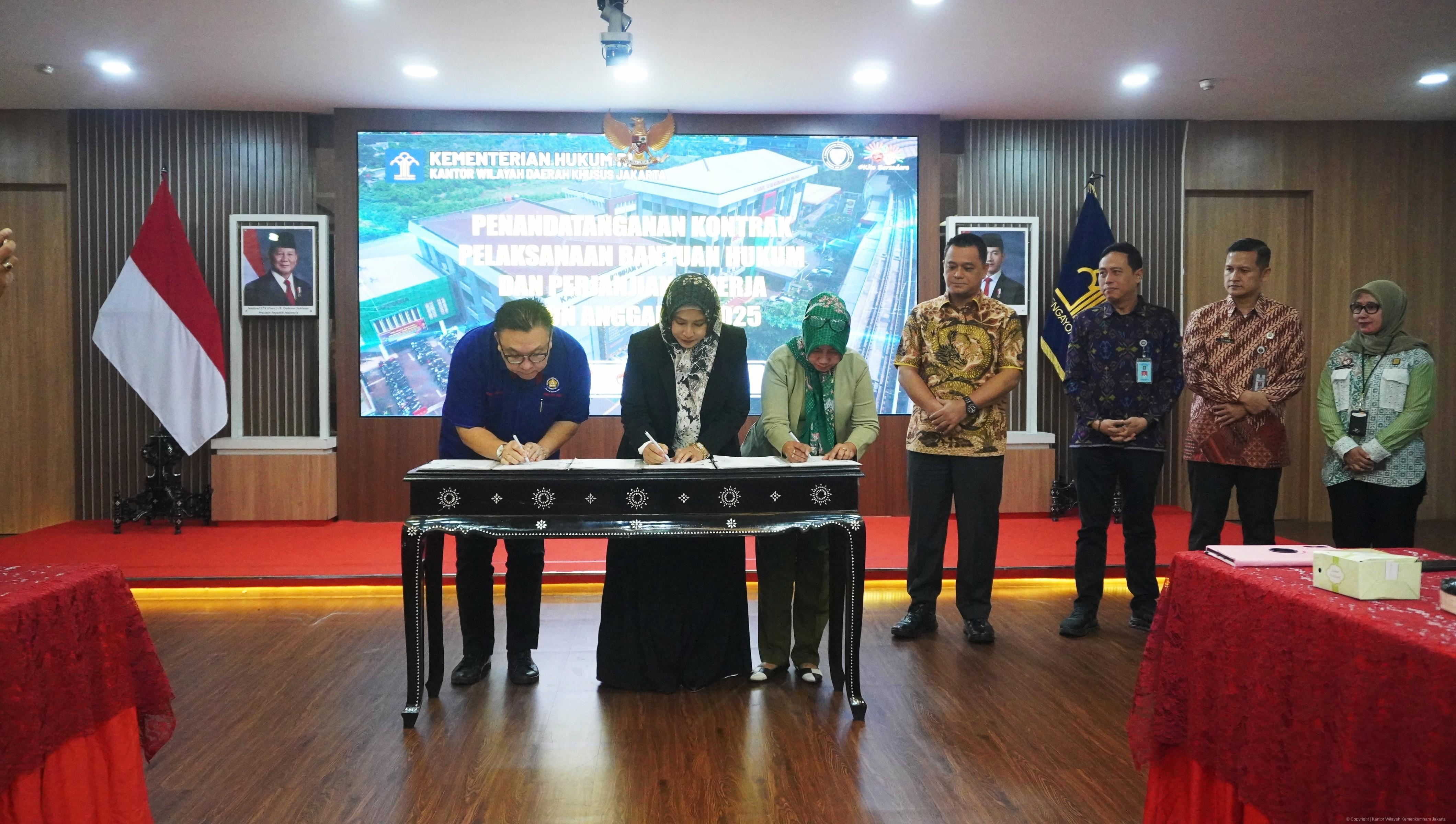 52 Pemberi Bantuan Hukum Teken Kontrak Perjanjian Kinerja 2025, Akses Bantuan Hukum di Jakarta Kian Merata | NEWS TV Indonesia