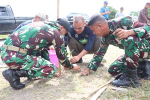 Dandim Jeneponto Letkol Inf Muhammad Amin Hadiri Kegiatan Aksi Penanaman Pohon Serentak, Dukung Program Pemerintah