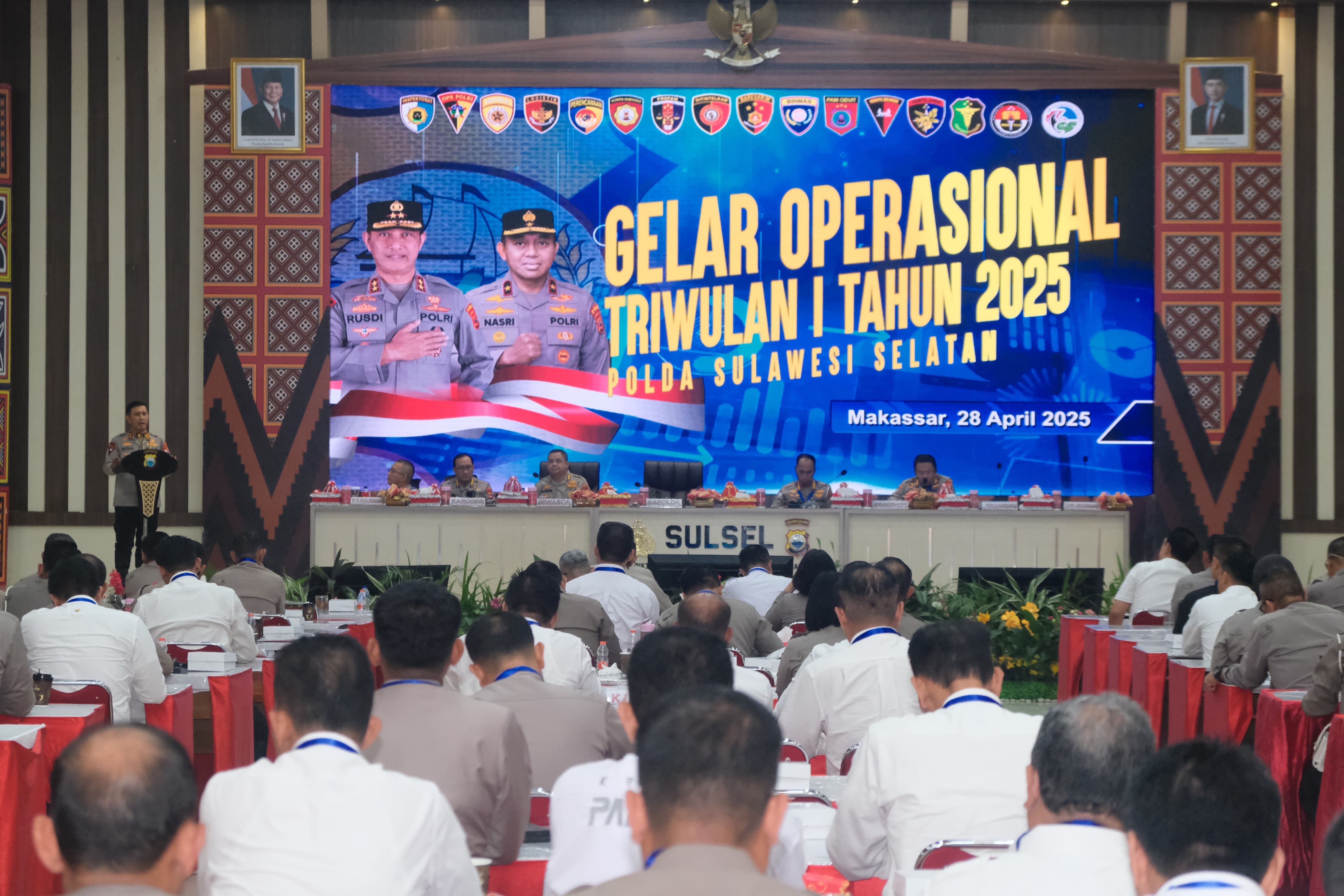 *Kapolda Sulsel Pimpin Apel Gelar Operasional Triwulan I Tahun 2025 Polda Sulsel* | NEWS TV Indonesia