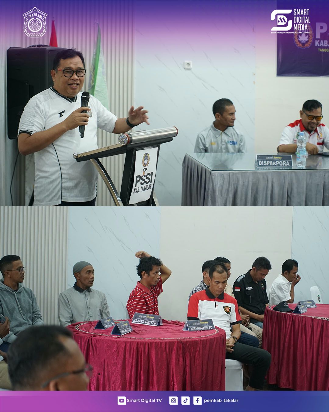 Bupati Takalar Daeng Manye Buka Kongres Askab PSSI Kab. Takalar Masa Bakti 2025-2029 | NEWS TV Indonesia