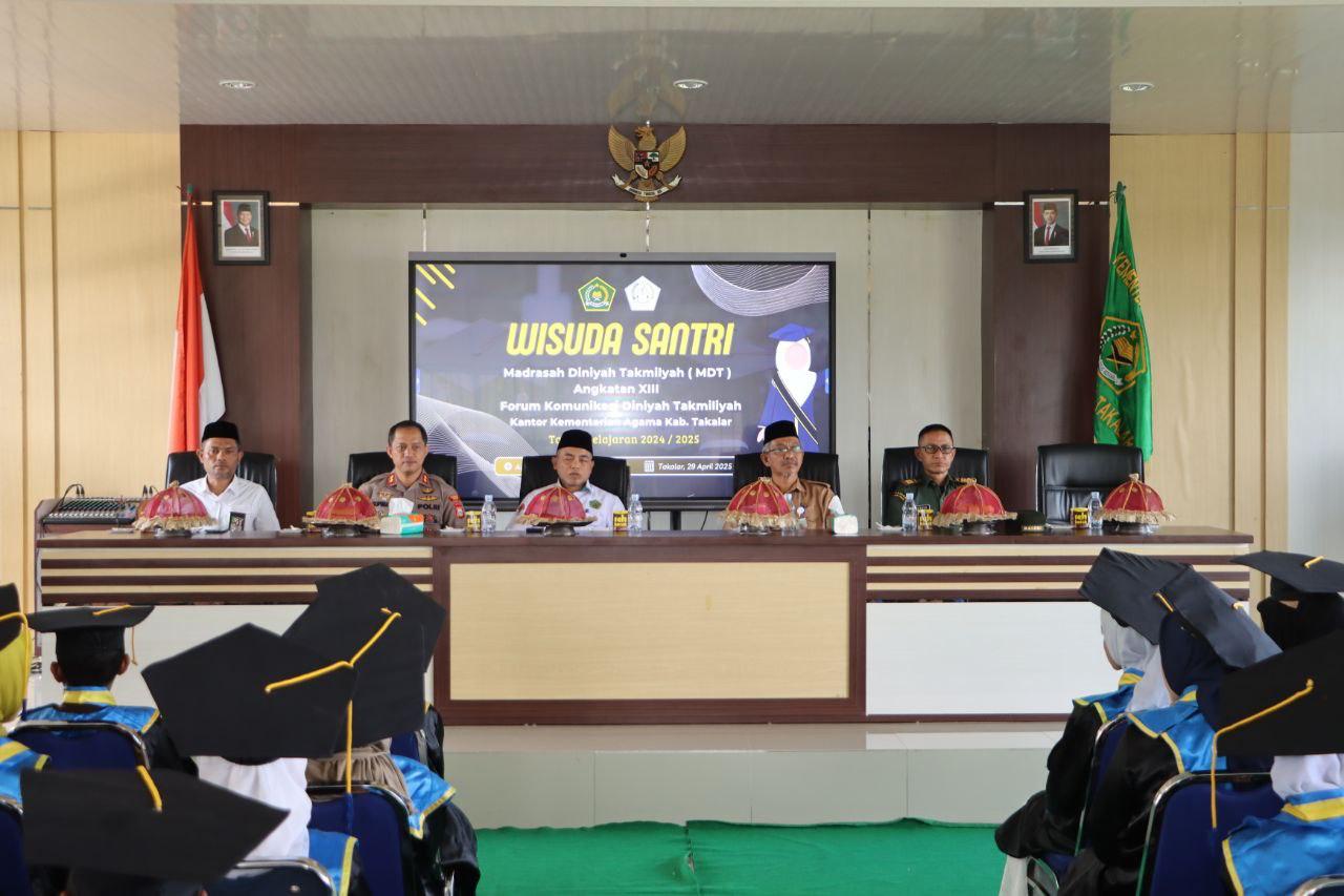 Kapolres Takalar Hadiri Wisuda Santri MDT Angkatan XIII, 76 Santri Resmi Diwisuda | NEWS TV Indonesia
