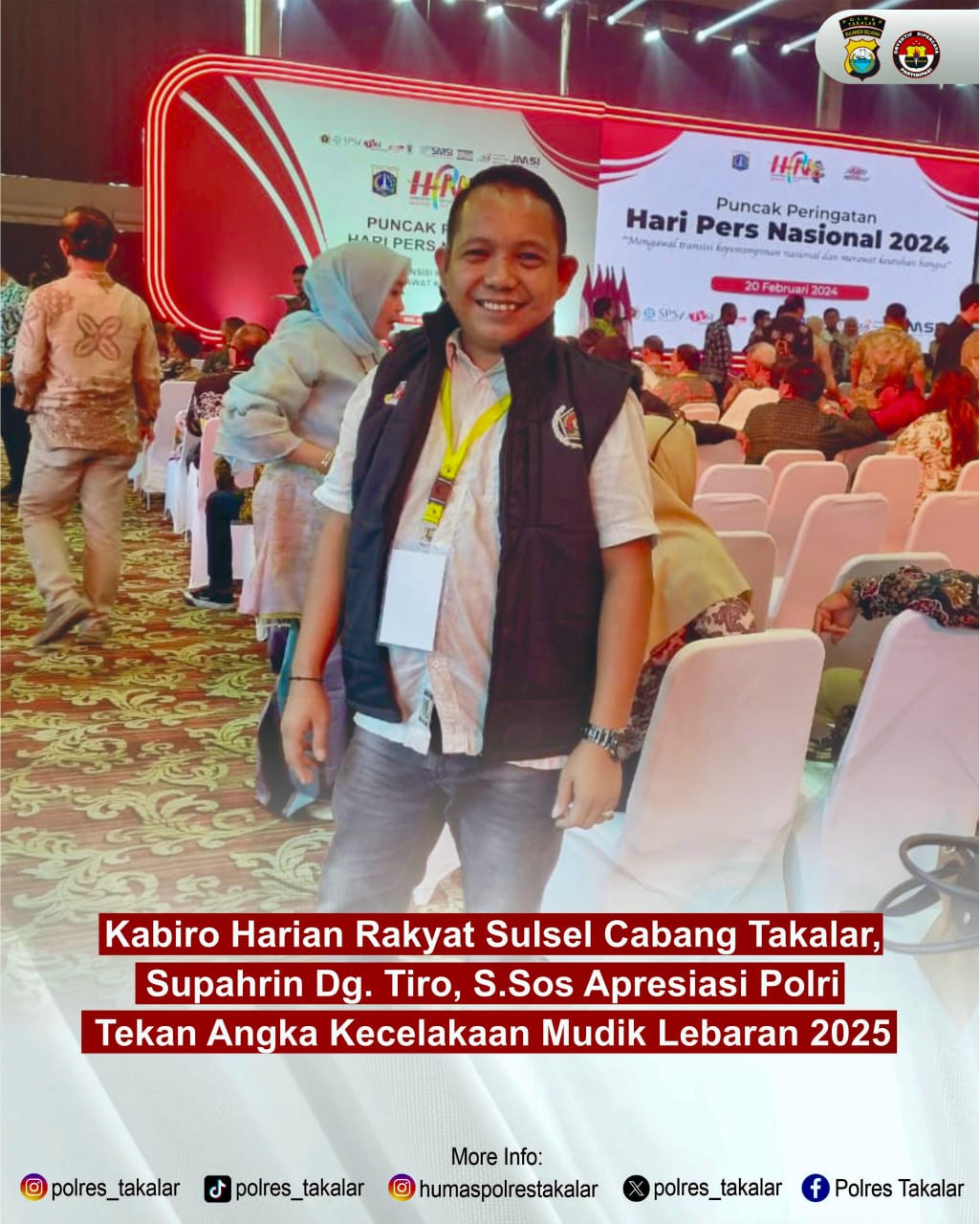 Apresiasi untuk Polri, Arus Mudik Lebaran 2025 Lebih Aman, Angka Kecelakaan di Takalar Turun 30 Persen | NEWS TV Indonesia