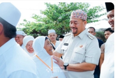 Bupati Batu Bara Lepas 84 Calon Jemaah Manasik Haji Akbar PT Bank Sumut