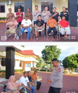 Kapolres Madina fasilitasi disabilitas pengukuran kaki dan tangan palsu ke Medan