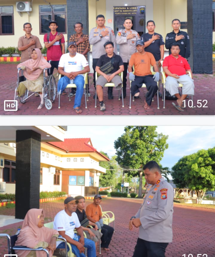 Kapolres Madina fasilitasi disabilitas pengukuran kaki dan tangan palsu ke Medan
