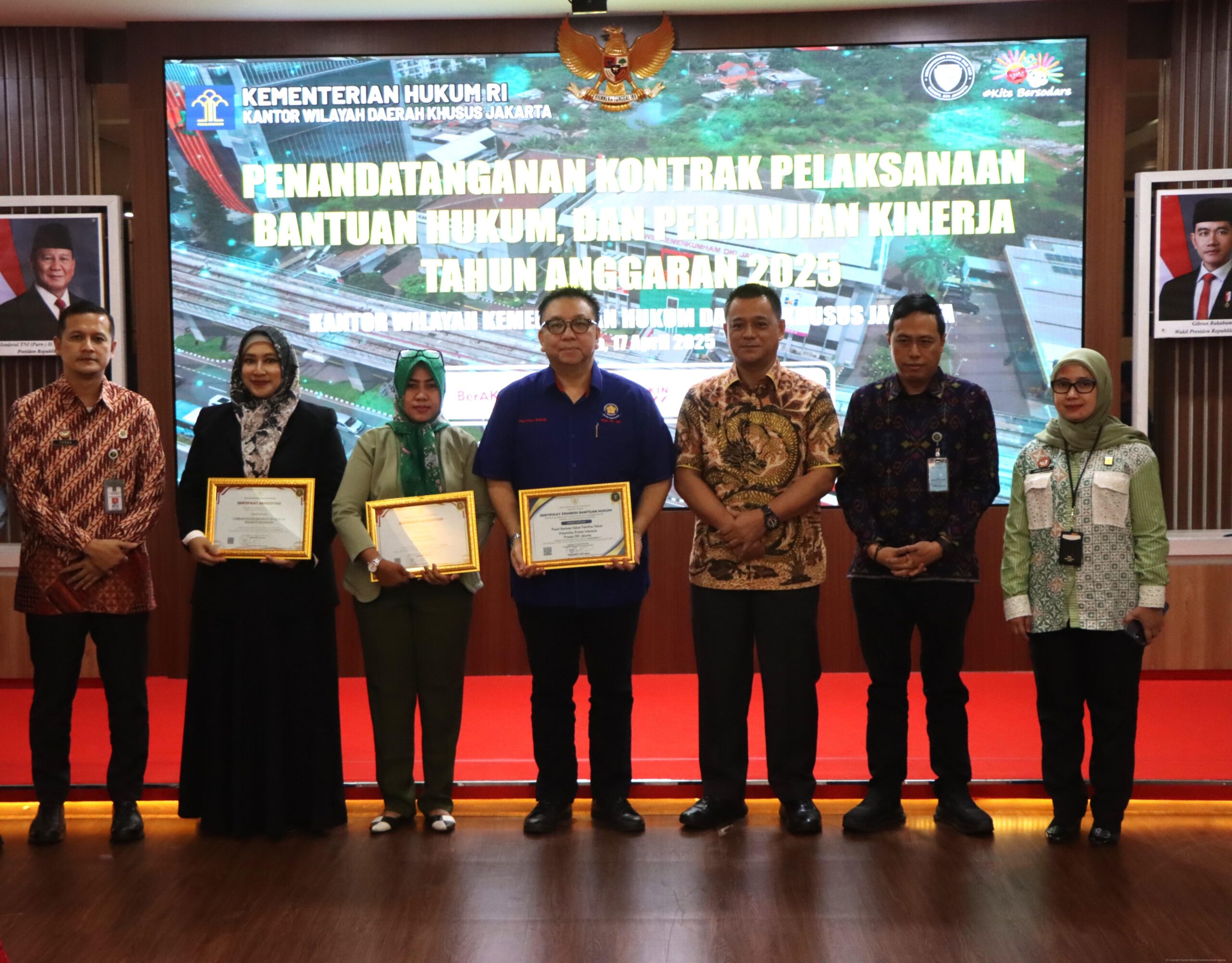 52 Pemberi Bantuan Hukum Teken Kontrak Perjanjian Kinerja 2025, Akses Bantuan Hukum di Jakarta Kian Merata | NEWS TV Indonesia