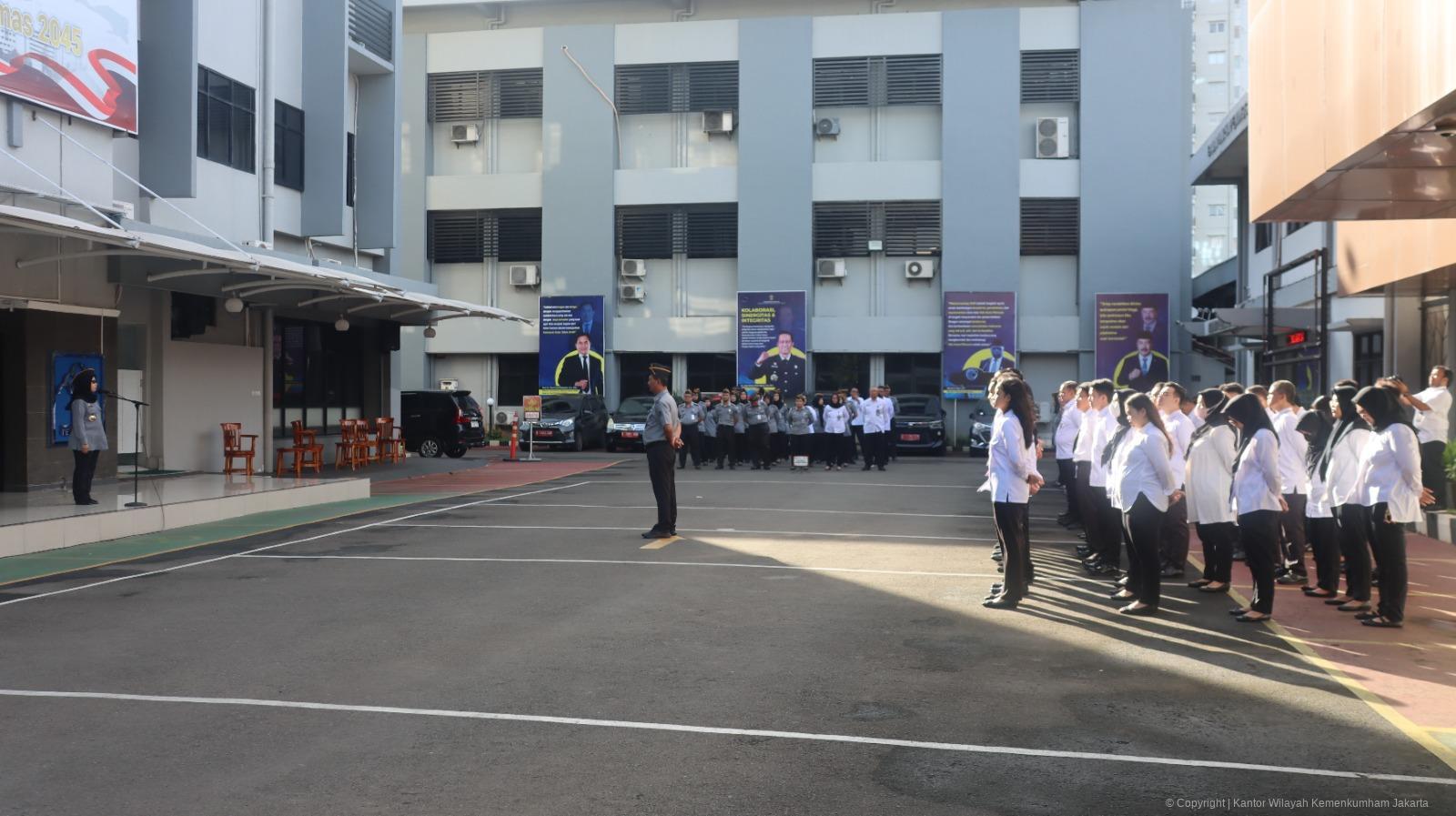Apel Pagi Bersama Kanwil Kemenkum DK Jakarta, Kadiv Yankum Tekankan Semangat Integritas Pasca Idul Fitri | NEWS TV Indonesia