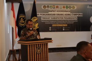 Timpora Pertegas Pengawasan Orang Asing, Bupati Pasangkayu Tekankan Kerja Sama Lintas Sektor