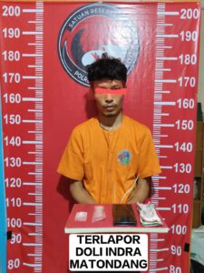 Edarkan narkoba di poken jong jong Pria Bonan Dolok Diciduk Polres Madina