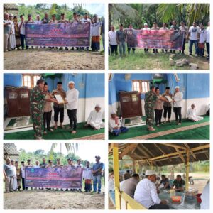 Danramil dan Kapolsek Siabu Sosialisasikan Dampak PETI di kecamatan Siabu