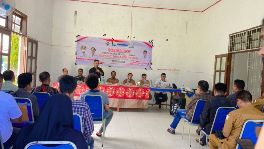 Sosialisasi Pembentukan Koperasi Desa Merah Putih Dipeureulak Timur | NEWS TV Indonesia