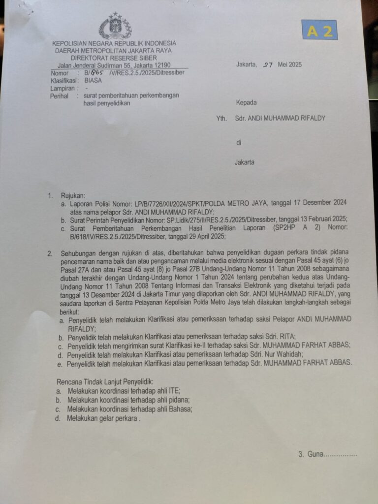 SP2HP Berkaitan Kasus Dana Titipan UMKM Pengacara Elza Syarief: Farhat Abbas dan Oknum Polisi Terseret | NEWS TV Indonesia