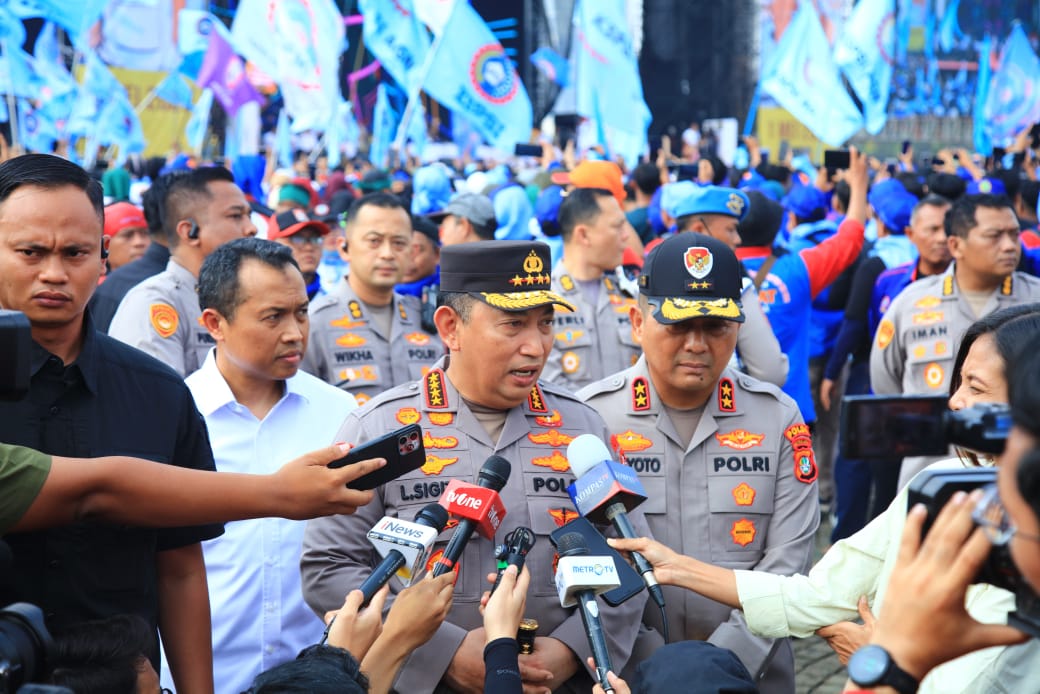 Kapolri Pastikan Kawal hingga Tuntas Hari Buruh di Monas yang Dihadiri Presiden | NEWS TV Indonesia