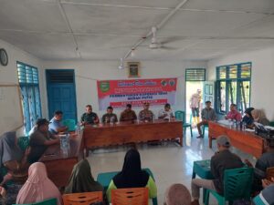 Kapolsek Muara Batang Gadis Sosialisasikan Dampak Aktivitas tambang emas ilegal