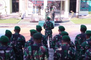 Pimpin Upacara Bendera, Dandim Jeneponto Letkol Inf Muhammad Amin Sampaikan Amanat KASAD Jenderal TNI Maruli Simanjuntak
